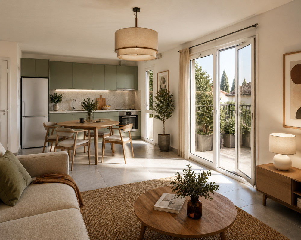 Vente Appartement T2 neuf de 45m² avec grande terrasse de 15m² - Chateaurenard Chateaurenard