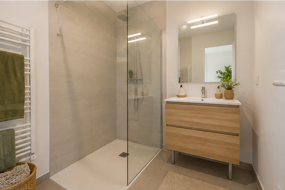 T2 DE 42 M² AVEC JARDIN,TERRASSE DE 9 M² ET PARKING EXTÉRIEUR