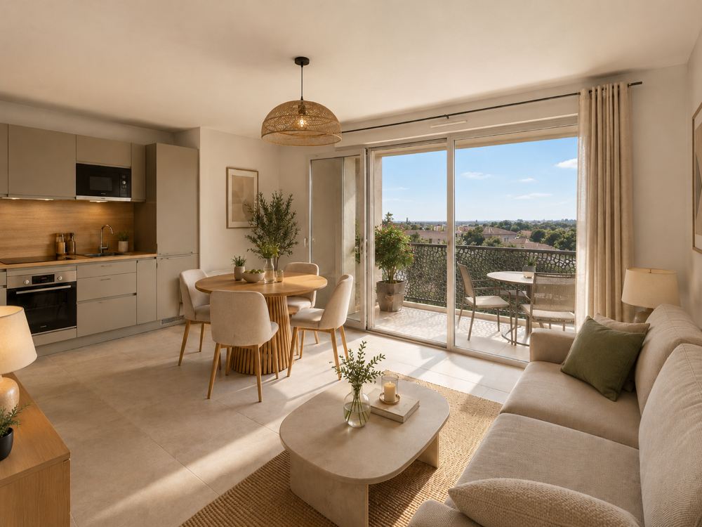 Vente Appartement T2 MODERNE AVEC TERRASSE BAIGNÉE DE LUMIÈRE La seyne sur mer