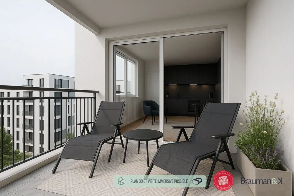 Vente Appartement A 400 mètres du Métro JEAN JAURES - T3 - BELLE EXPO SUD-OUEST Lyon 7
