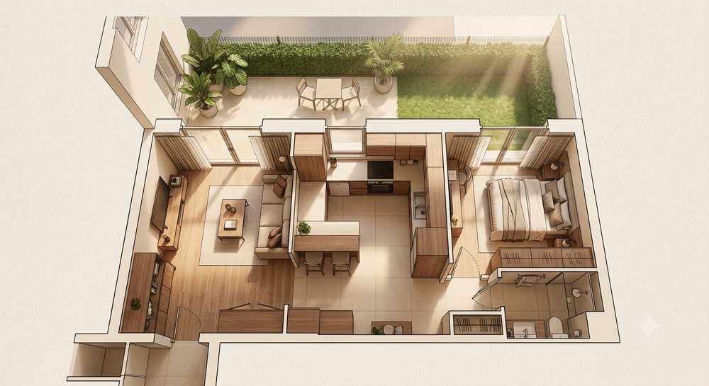 VOTRE T2 NEUF N'ATTEND PLUS QUE VOS MEUBLES !