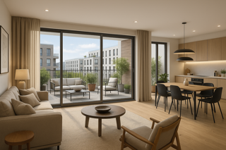 Vente Appartement - Magnifique T2 dans résidence neuve au coeur du Fort d'Aubervilliers Aubervilliers