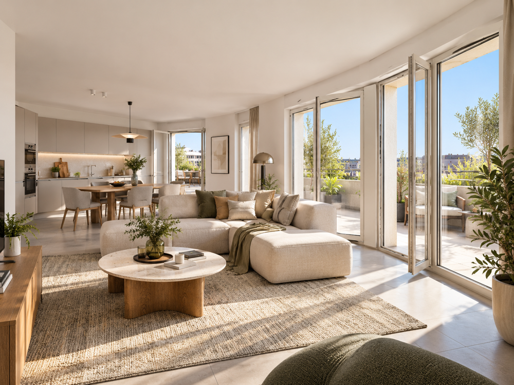 Vente Appartement T3 ATTIQUE + 33 M² DE TERRASSES Bron