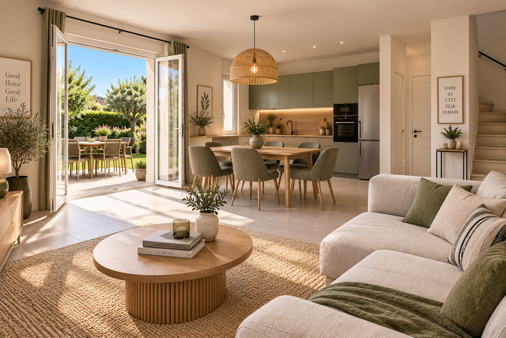 Vente Maison MANOSQUE – VILLA T4 AVEC GARAGE ET JARDIN – 250 000 € Manosque