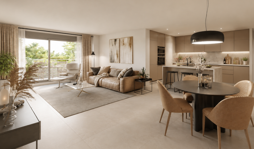 Vente Appartement .PROCHE MER A ROQUEBRUNE-CAP-MARTIN  - TRES BEAU T3 DE 75M2 EXPOSE SUD AVEC SA BELLE TERRASSE DE 20M Roquebrune cap martin