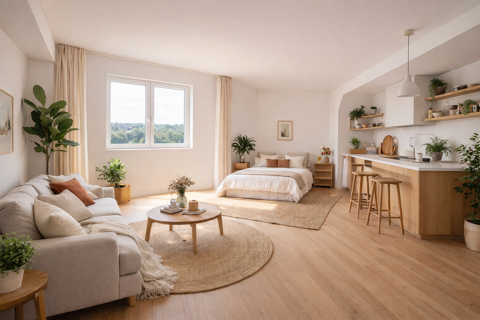   Grand T1 R�sidentiel verdure proche facs et CHR Appartement - 1 pi�ce(s)