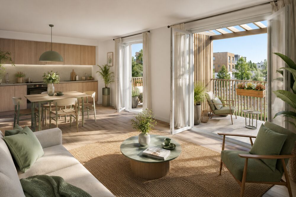 Vente Appartement RETOUR DE LOT livré 1T 2027 - T3 62 m² avec BALCON - PARKING Carrieres sous poissy
