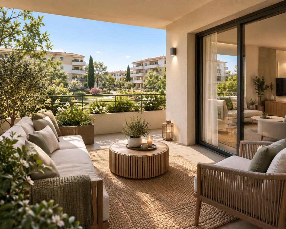 Vente Appartement A 15 MIN DU CENTRE VILLE AIXOIS - 3P DE 70M² AVEC EXTERIEUR DE 12M² Aix en provence