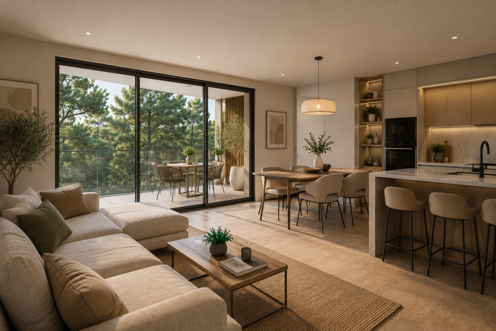 Vente Appartement .PROCHE LIVRAISON - BEAU T3 AU CALME AVEC TERRASSE - RESIDENCE AVEC PISCINE Antibes