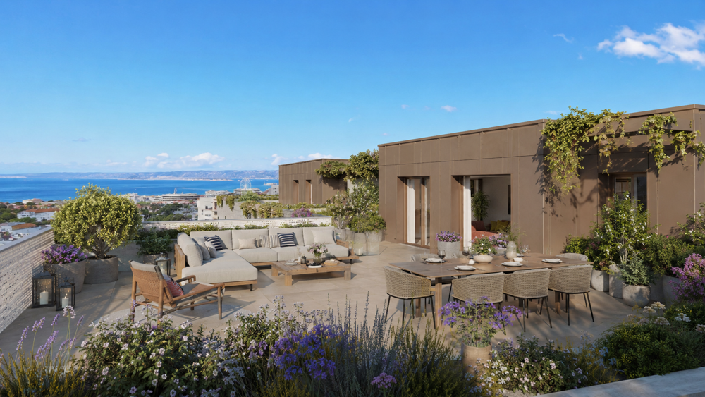 Vente Appartement VILLA TOIT 4 PIECES D'EXCEPTION : L'exception prend de la hauteur Marseille 9