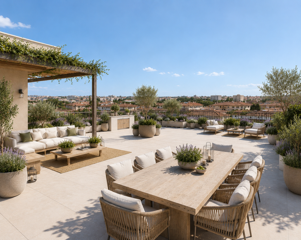 Vente Appartement BIEN D'EXCEPTION - 5P DE 110M² EN DERNIER ETAGE AVEC TERRASSE DE 160M² Aix en provence