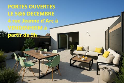   Portes ouvertes d'un appartement exceptionnel  Vendenheim SUBLIME 4P EN ATTIQUE avec terrasse de 32 Appartement - 4 pice(s) - 90 m