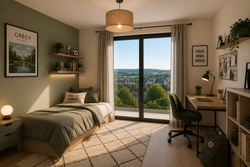 Vente Appartement MAGNIFIQUE 3 PIECES - DERNIER ÉTAGE AVEC TERRASSE DE 35 M² Crecy la chapelle