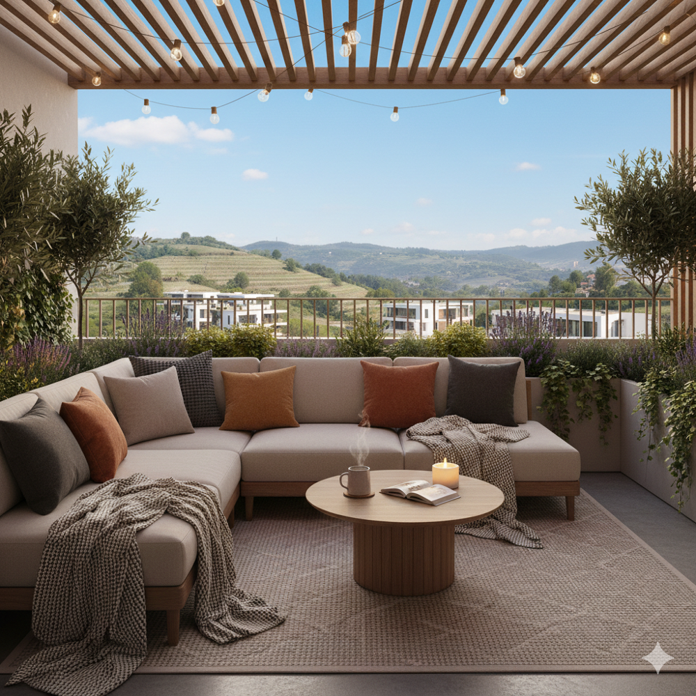 VUE COLLINE SANS VIS-A-VIS, MAGNIFIQUE APPARTEMENT T4 DE 82 M² AVEC TERRASSE