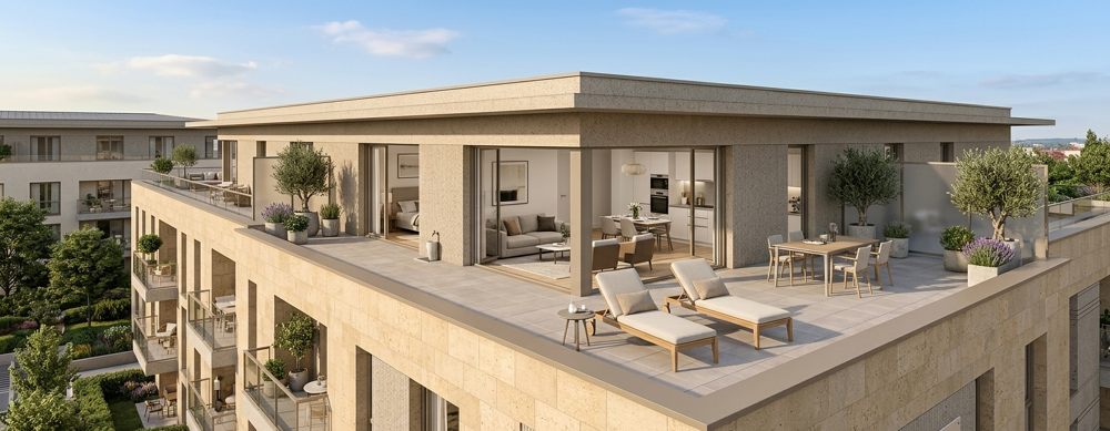 Vente Appartement Superbe T3 / Dernier étage /Terrasse Panoramique Nancy