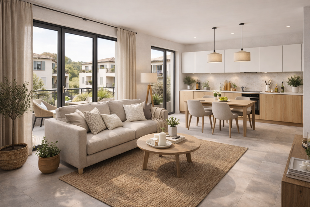 DERNIER ETAGE - 2P DE 45M² AVEC EXTERIEUR