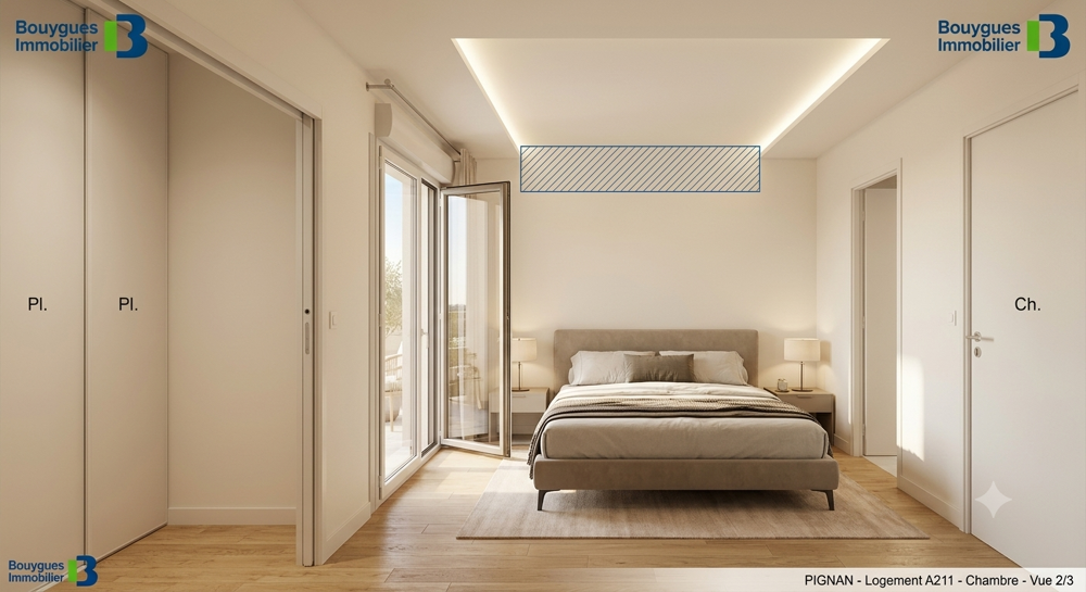Vente Appartement FRAIS DE NOTAIRE OFFERTS ! Votre T3 NEUF sur PIGNAN à prix imbattable ! Pignan