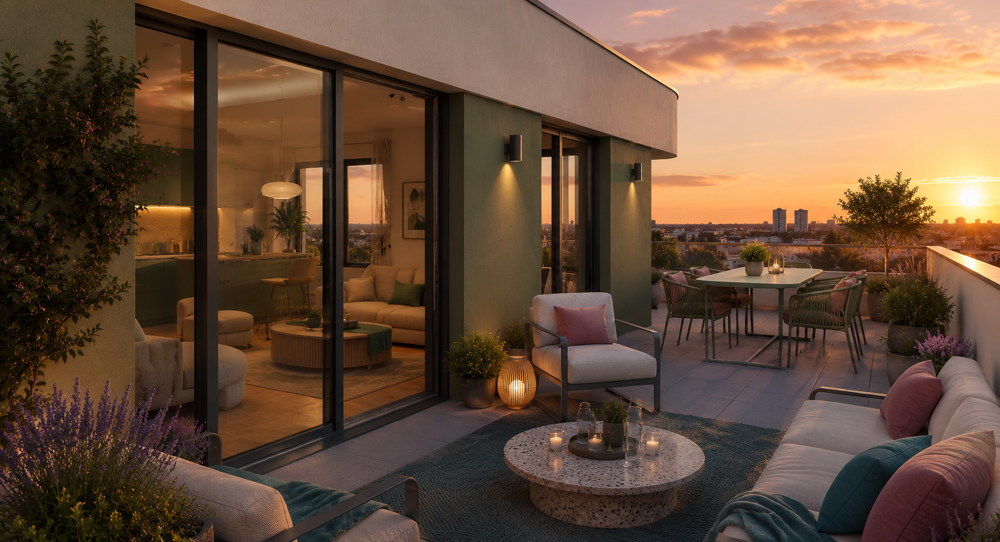 Vente Appartement AU HUITIEME CIEL DE SAINT-HELIER Rennes