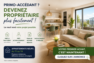  Appartement à vendre 3 pièces 65 m²
