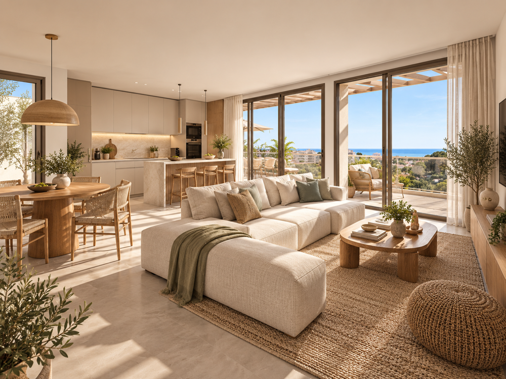 Vente Appartement ANTIBES :DERNIER ETAGE VUE MER DE 91M² AVEC 30M² DE TERRASSE Antibes