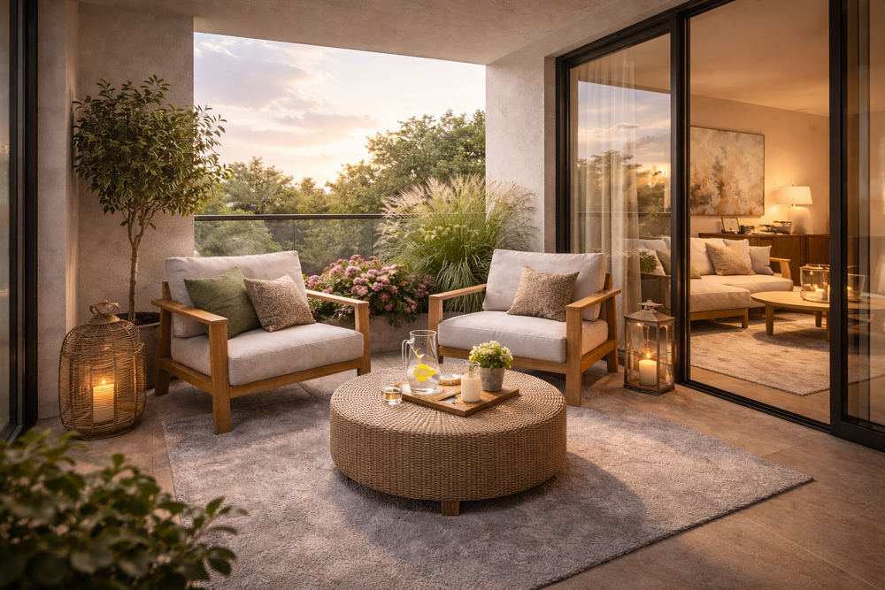 Beau 3 pièces expo ouest - balcon et parking - frais de Notaires offerts