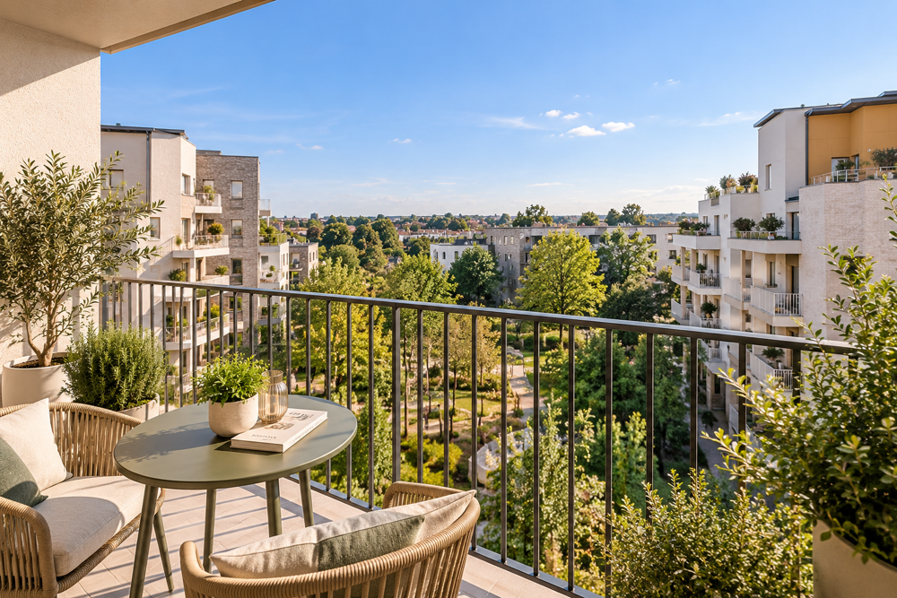 Vente Appartement RETOUR DE LOT de standing - T2 50m² en dernier étage - BALCON SUD L hay les roses