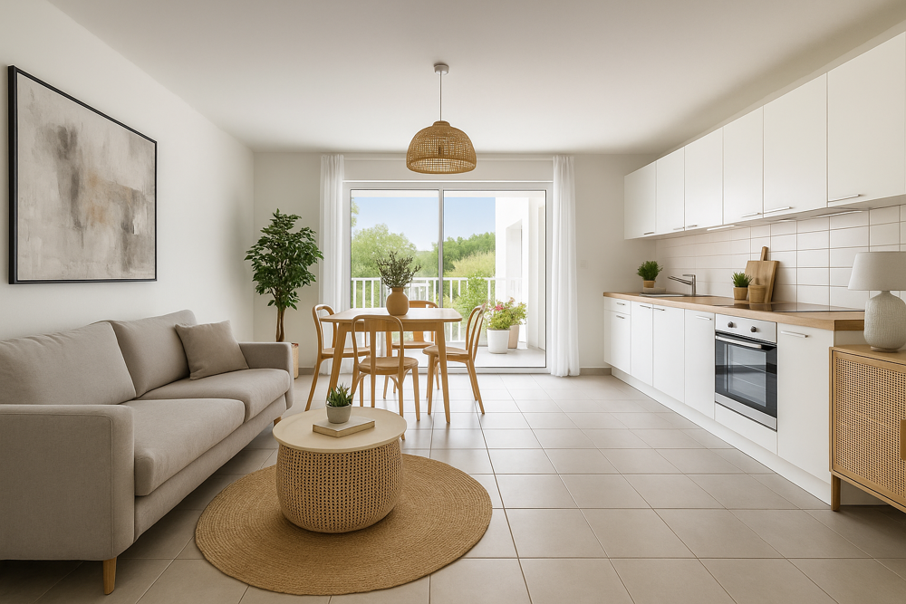 Vente Appartement GRAND T2 AVEC TERRASSE – ESPACE, LUMIÈRE & CALME AU CŒUR DU 12e Marseille 12