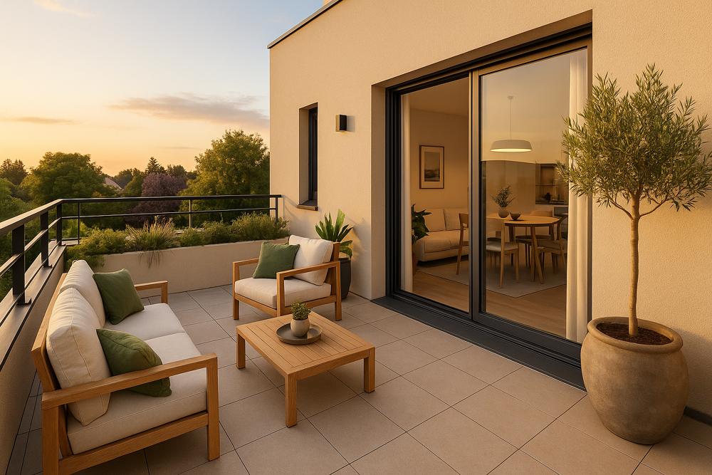 T2 ATTIQUE - VUE DEGAGEE - PROCHE TRANSPORTS - ENVIRONNEMENT VERDOYANT