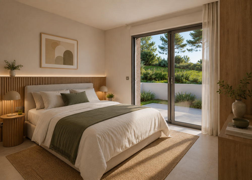 - SUPERBE T2 neuf avec terrasse et jardin privatif - Piscine - Proche des plages à Bormes-les-M