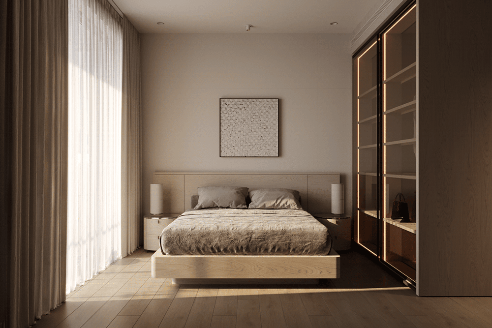 GRAND BALCON AVEC VUE SUR CANAL/SEJOUR-CUISINE DE 30m²/CHAMBRE PARENTALE DE 15m²/