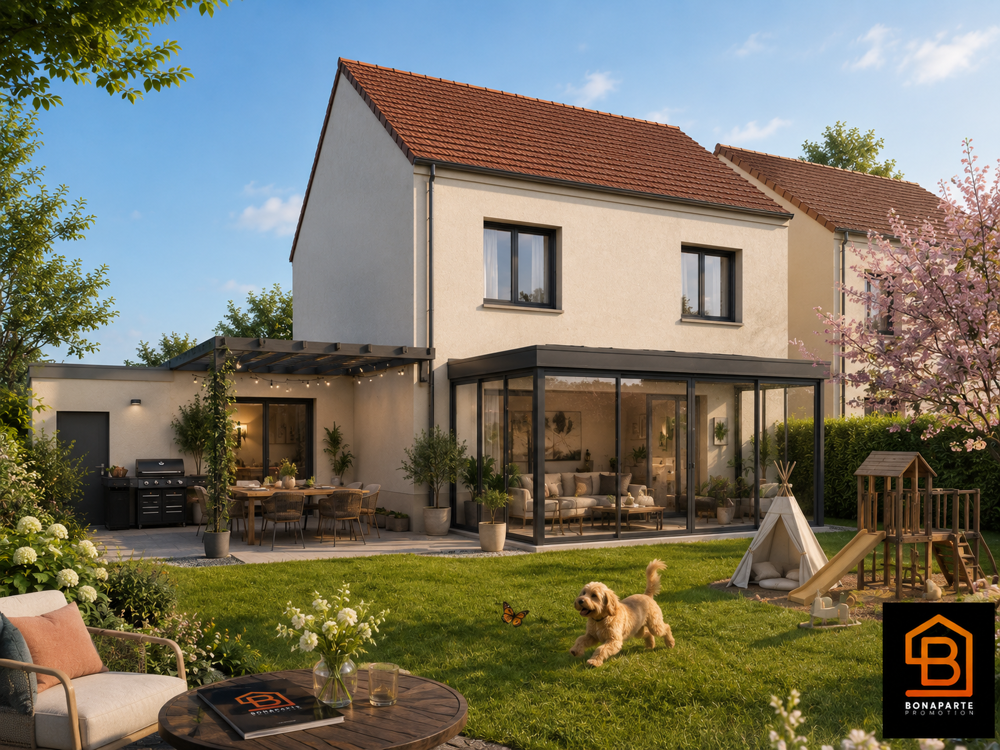 Vente Maison MAISON 6 PIÈCES NEUVE – JARDIN – 5 CHAMBRES – LOUVRES Louvres
