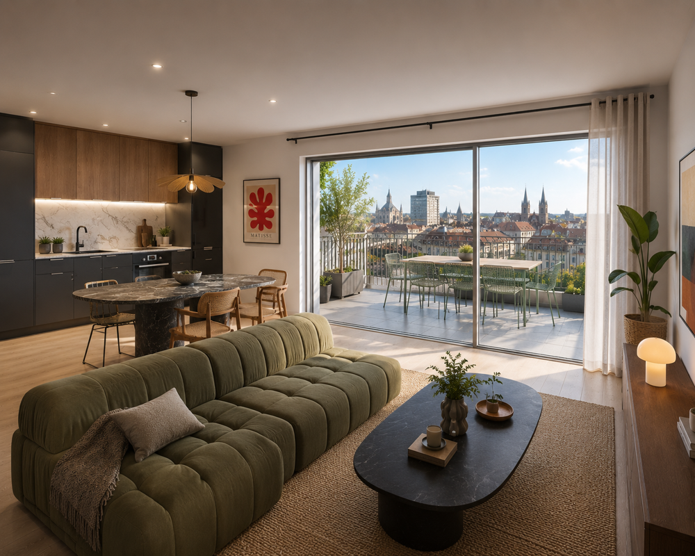 Appartement 4 pièces 38 m² · à Nancy · 38 m² · 303 000 €