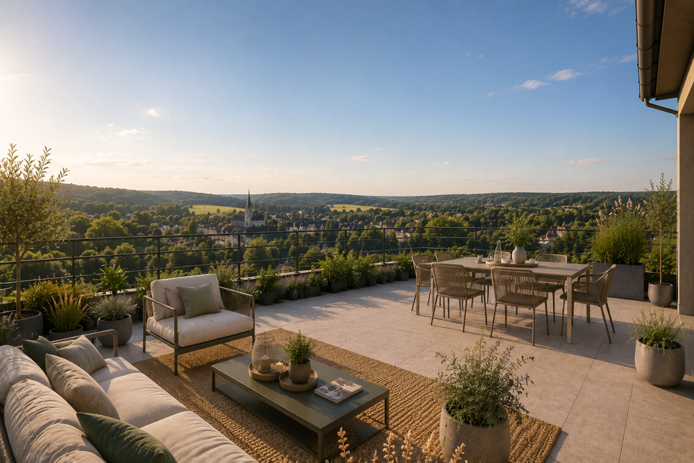 MAGNIFIQUE 3 PIECES - DERNIER ÉTAGE AVEC TERRASSE DE 35 M²
