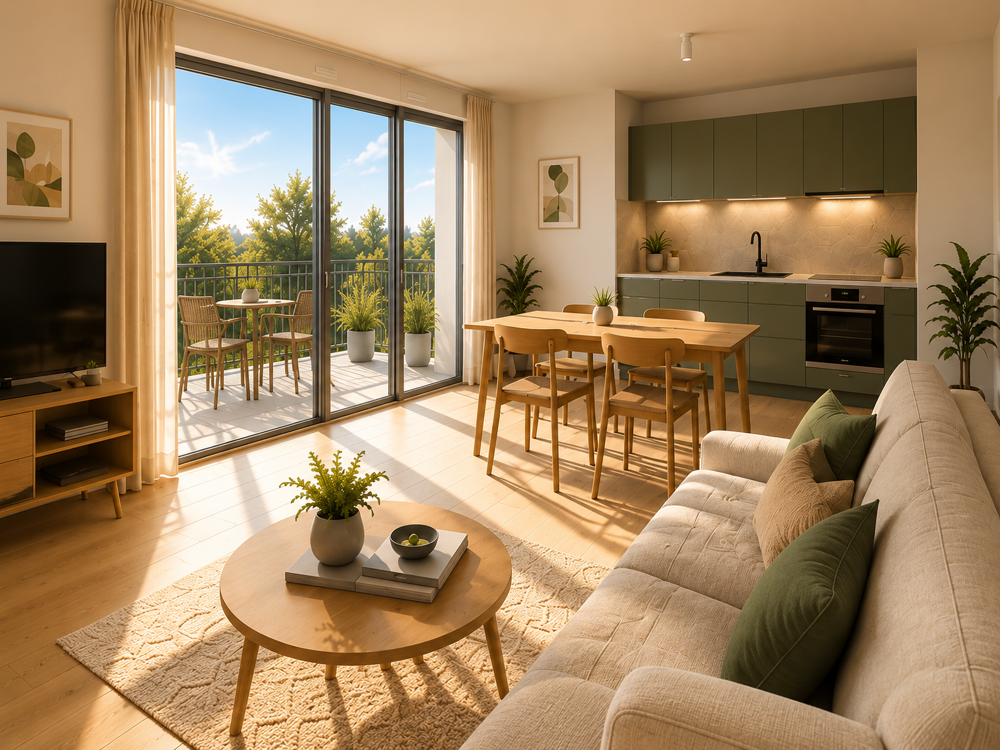 Vente Appartement CARQUEFOU – T3 NEUF DE 64m² AVEC BALCON, PARKING ET CAVE Carquefou