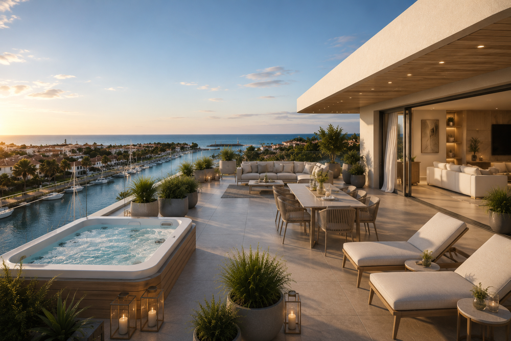 4 PIECE D'EXCEPTION A PALAVAS DE 127M² AVEC TERRASSE PANORAMIQUE, VUE MER