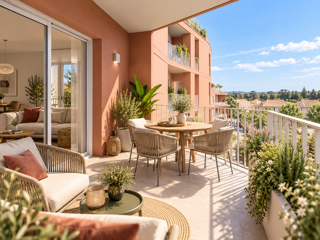 Vente Appartement PROCHE CENTRE VILLE – MAGNIFIQUE 3P BIEN AGENCÉ DE 60M² AVEC GRANDE TERRASSE DE 17M² Miramas