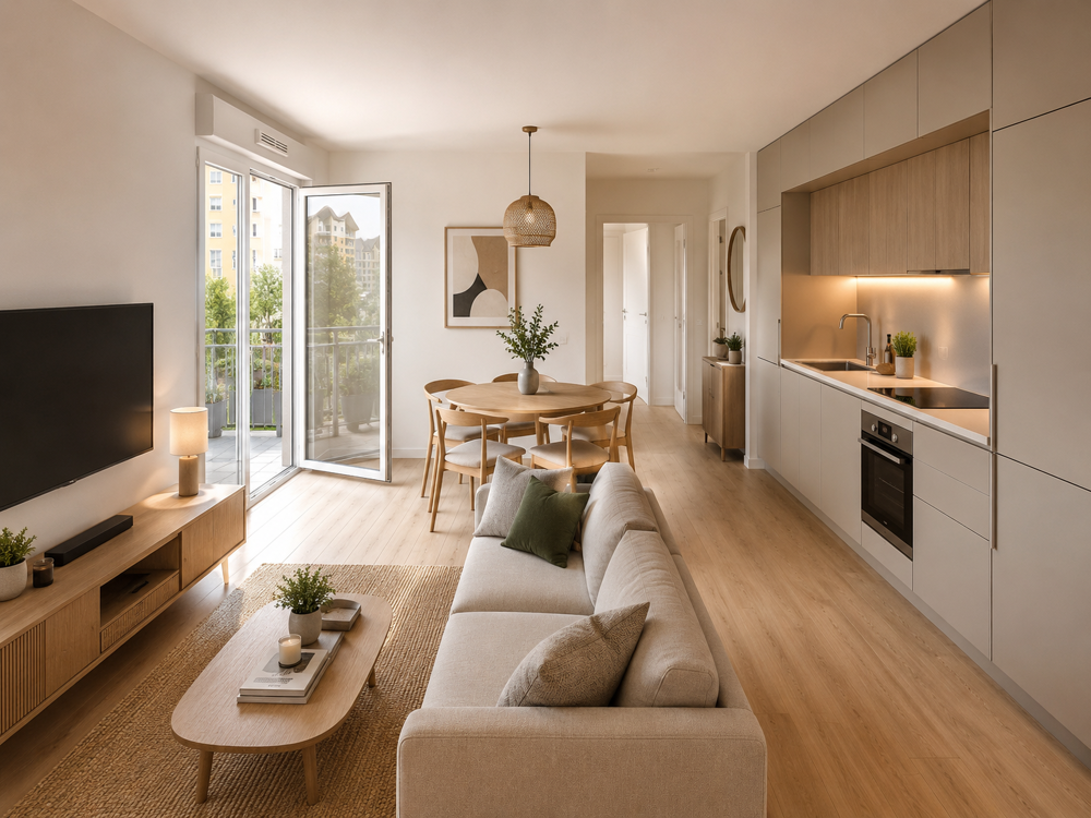 Vente Appartement Coup de cœur : T4 neuf avec balcon dans résidence contemporaine Strasbourg