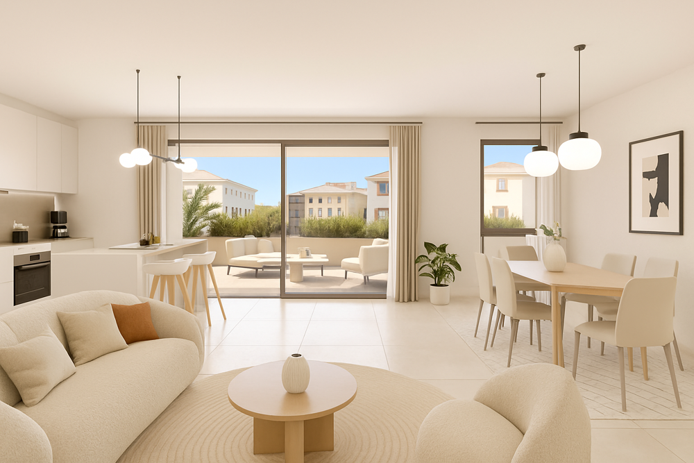 Vente Appartement GRAND T4 100M² + GRAND BALCON ORIENTEE SUD SECTEUR RARE ET RECHERCHE 13008 MARSEILLE Marseille 8