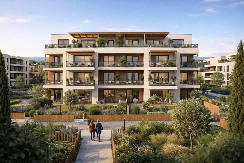 Vente Appartement DERNIER ÉTAGE – SUPERBE T4 FAMILIAL DE 75 M² AVEC TERRASSE, 3 CHAMBRES, VOLUMES GÉNÉREUX ET CALME AB Marseille 14