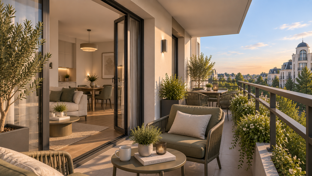 --CHESSY  VAL DEUROPE | 3 PIÈCES 65 M² AVEC BALCON  RÉSIDENCE DE STANDING
