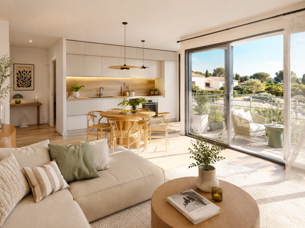 Vente Appartement MAGNIFIQUE T3 PLEIN SUD A FREJUS AVEC TERRASSE, PROCHE DES PLAGES Frejus