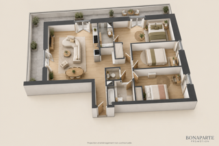  Appartement à vendre 4 pièces 94 m²