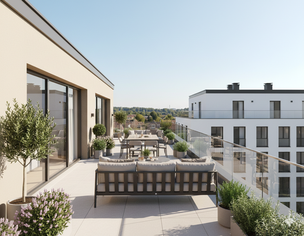 Vente Appartement - SPACIEUX T4 EN DUPLEX DE 100m² AU DERNIER ETAGE AVEC GRANDE TERRASSE La seyne sur mer