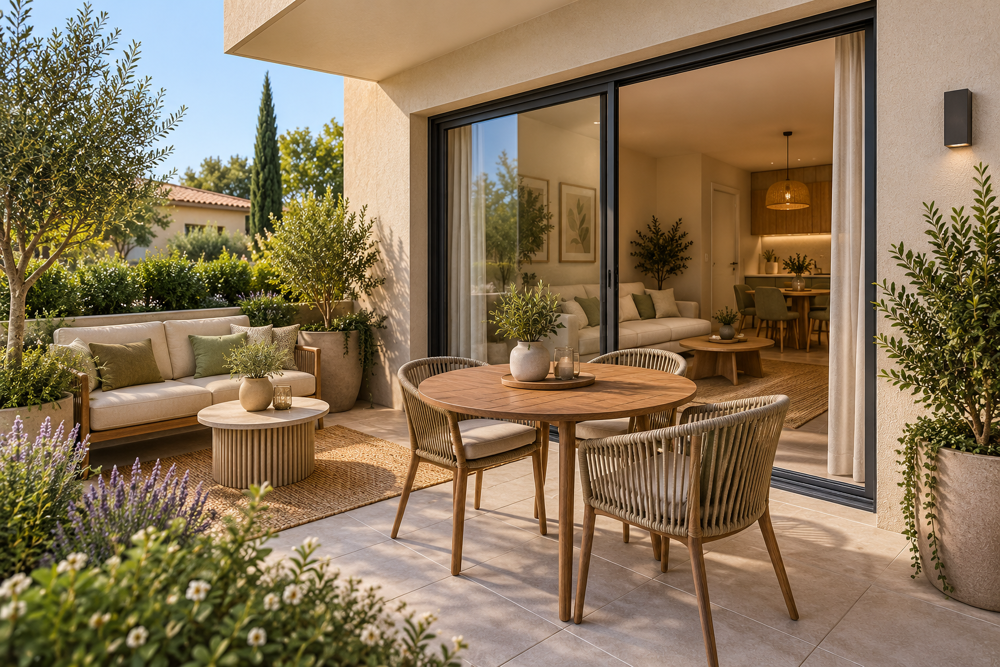 Vente Appartement APPARTEMENT 2 PIECES AVEC GRANDE TERRASSE -  SECTEUR BIVER Gardanne