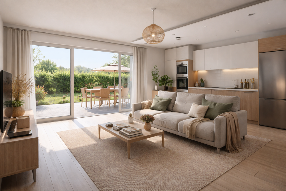 Vente Appartement 3 pièces 61 m² avec terrasse 8,75 m² et grand jardin 150 m² + parking – Livraison 2T2028 Toussus le noble