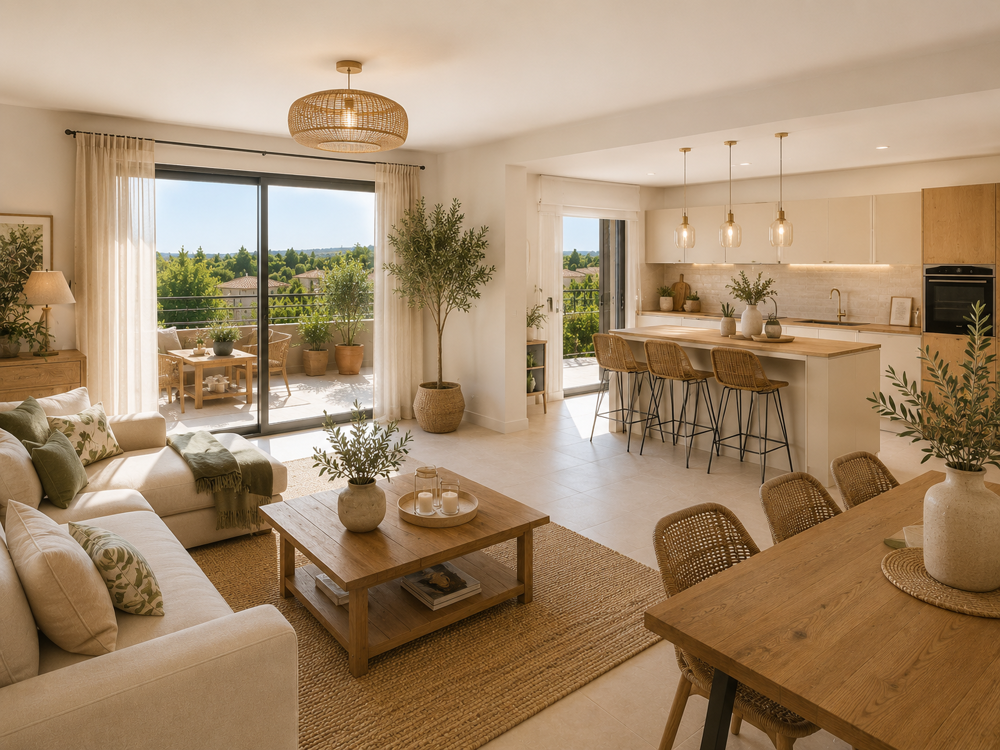 Vente Appartement BEAU 3 PIECES DE 65m² LUMINEUX AVEC TERRASSE ET BOX Gardanne
