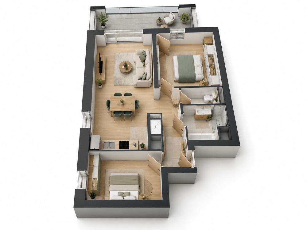 Vente Appartement NEUF ! Appartement 3 pièces , résidence ULTA MODERNE normes 2025 ! Haguenau