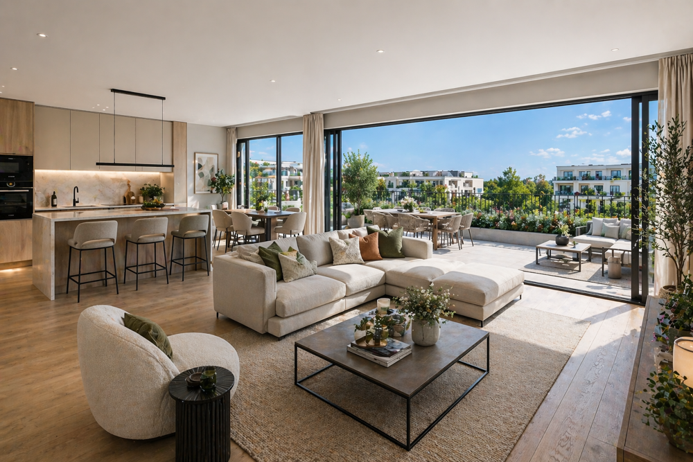 4 pièces 100m² avec terrasse 30m²  TVA réduite  Idéal famille