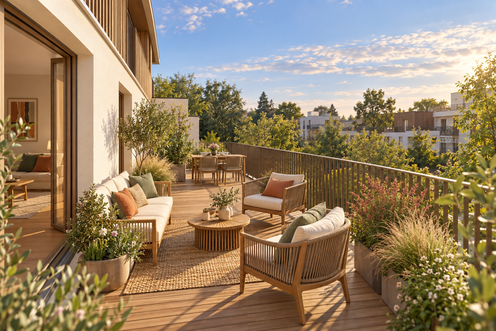 Vente Appartement T4 neuf avec terrasse 34m2 - Saint-Elisabeth Rennes