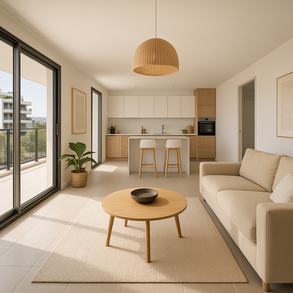 Vente Appartement VIVRE COMME DANS UNE MAISON : T3 NEUF AVEC TOITURE-TERRASSE EXCEPTIONNELLE Marseille 15